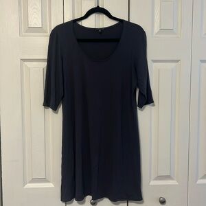 Eileen Fisher Tunic Gray Half Sleeves